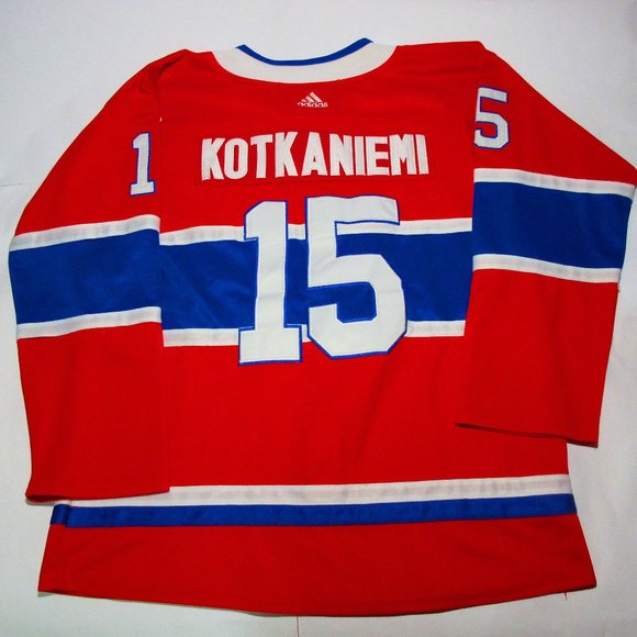 Jesperi Kotkaniemi Montreal Canadiens Home Adidas Hockey Jersey Size 52 - Picture 1 of 4